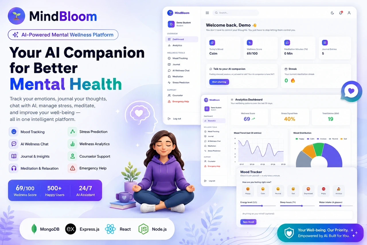 MindCare – AI Mental Wellness Platform